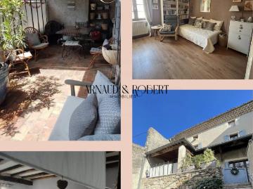 Maison de village+garage+terrasses 139m² Espeluche