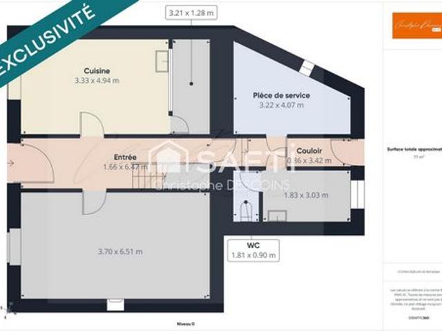 Maison de ville 115 m² – Martigné sur Mayenne