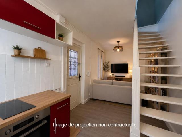 Maison de ville cosy terrasse pièce à aménager Prox Gratte Ciel