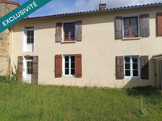 Maison de ville avec jardin, travaux à prévoir