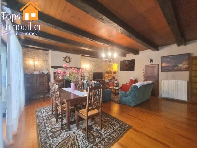 Maison de ville rénovée 130 m² Grand garage Coeur de la Bast. 120m² Villefranche de Rouergue
