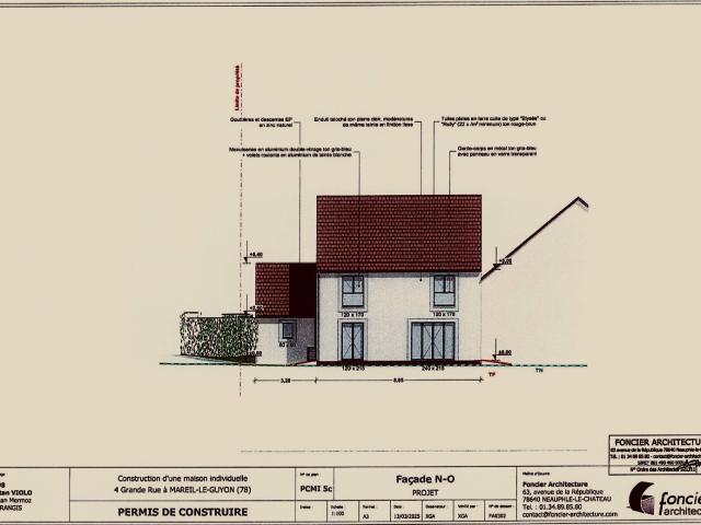 maison en cour de construction
