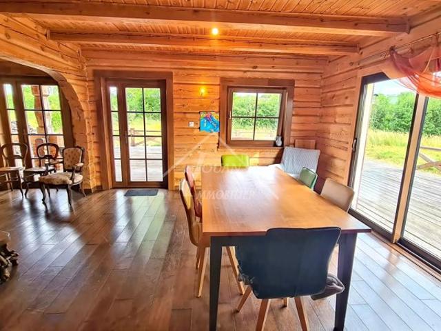 Maison en bois de 220 m² avec grand jardin à 11 min de Moulins, MARIGNY 03