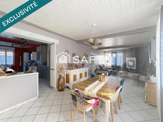 Maison en brique de 150m2 avec garage et dépendances