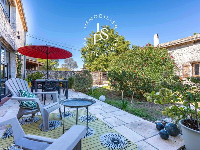 Maison en pierre avec Gîte et terrain constructible, proche. 180m² Villeréal