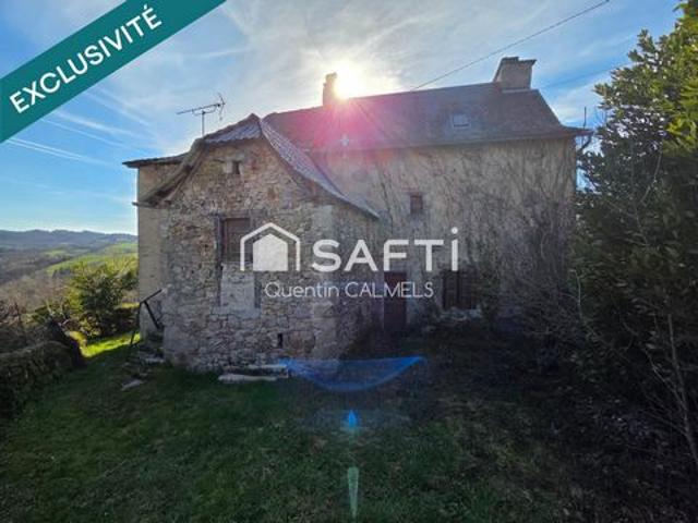 Maison en pierre avec grange et grand terrain, au cœur de la campagne aveyronnaise !