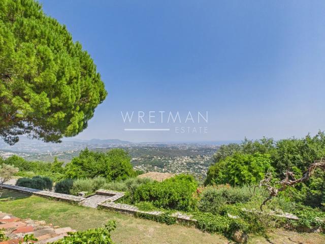 Maison en pierre avec vue panoramique sur la mer Vence 200m² Vence
