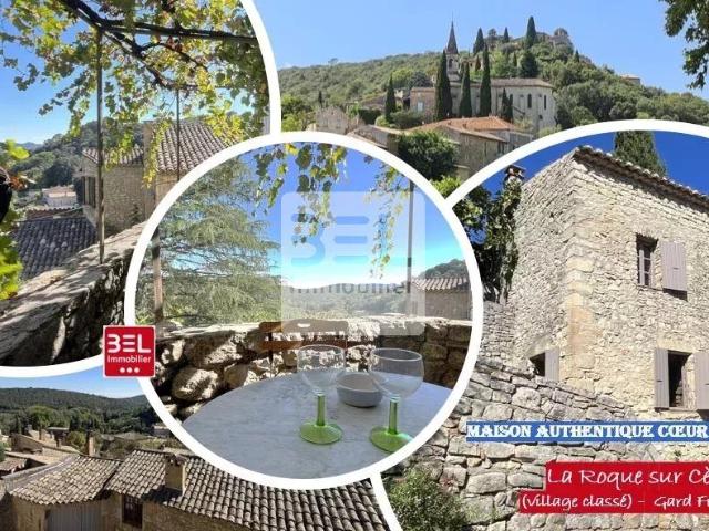 Maison En Pierre Avec Vue Sur La Vallee La Roque Sur Ceze. 57m² La Roque sur Cèze