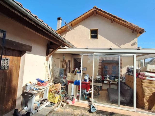 Maison en pierre à rénover – Fort potentiel à Plaisance du Gers – Terrain 1 569 m² – Dépendances & véranda