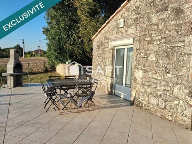 Maison en pierre, climatisée, et avec jardin