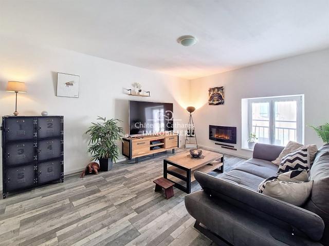 Maison en pierre de village R+3 avec garage 204m² Caudiès de Fenouillèdes
