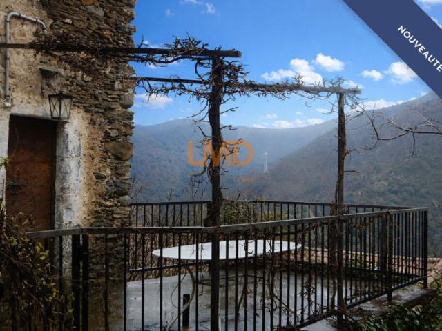 Vue vallée plein sud – Authentique maison cévenole
