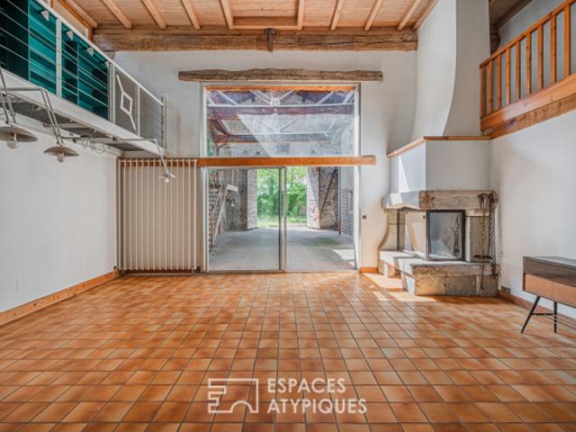 Maison en pierres à Bresson