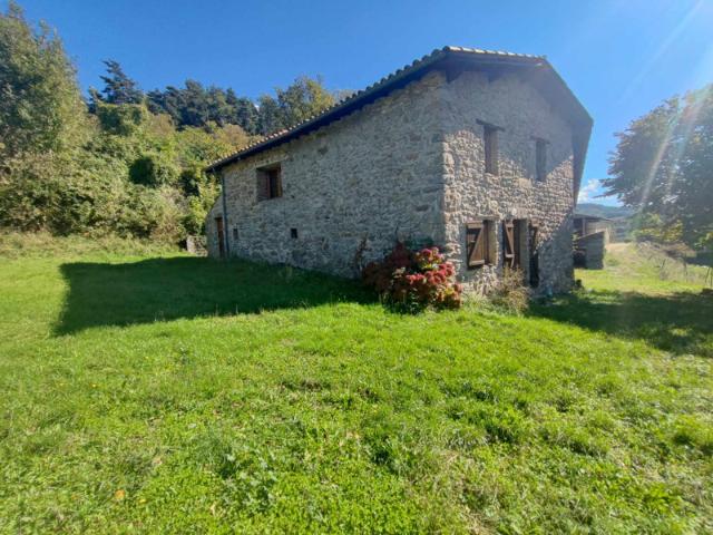 Maison en pierres avec terrain