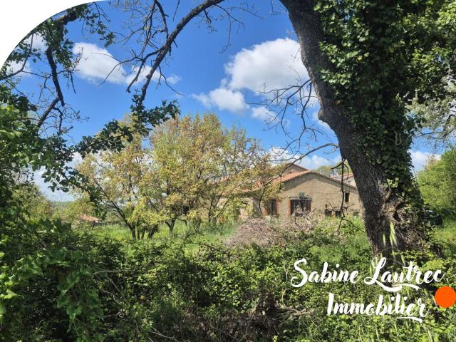 Maison en pierres avec vue exceptionnelle charme, potentiel. 90m² Réalmont