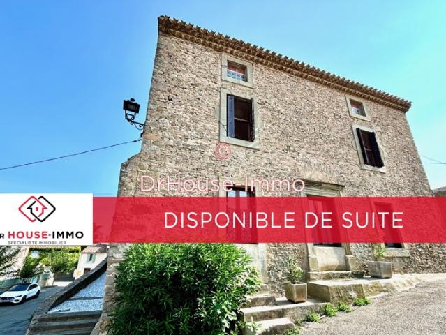 Maison en pierres dans Aigues Vives avec vues