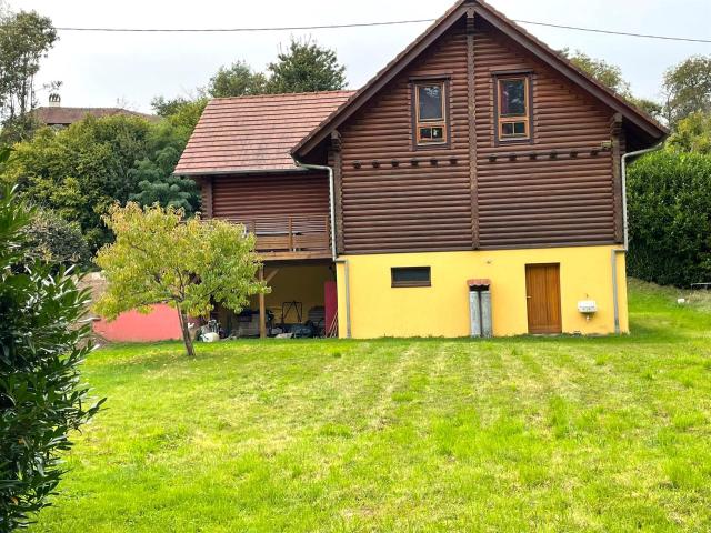 Maison en rondins finlandais – 5 pièces – un véritable havre. 156m² Langensoultzbach