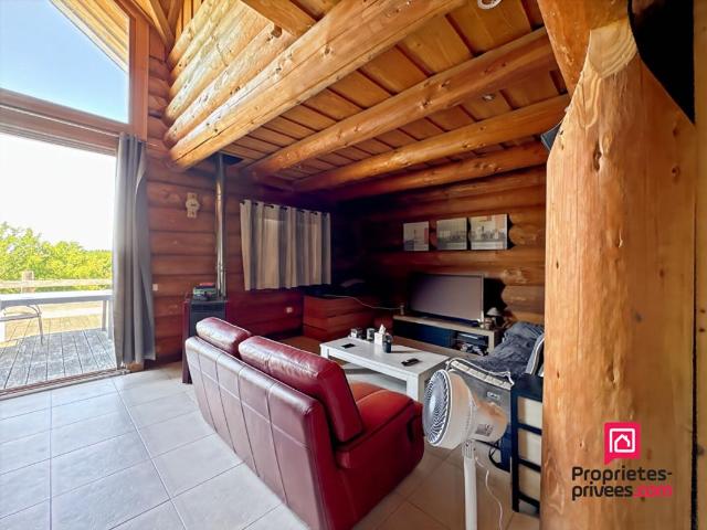 Maison en rondins Fuste Proche Précy Sous Thil 3 chambres avec jardin