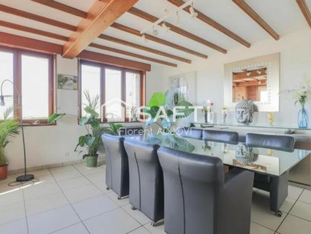 Maison économe en énergie sur un superbe terrain de 1200 m²