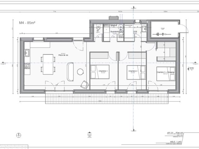 Maison familiale ossature bois à vendre 4 pièces 85 m² BLETTERANS 39