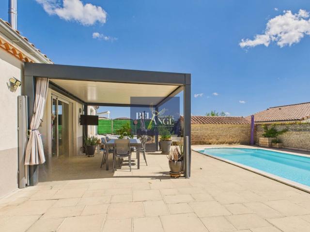 Maison familiale avec piscine 106m² Lagorce