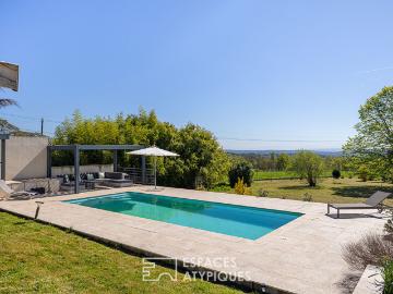 Maison familiale avec vue et piscine