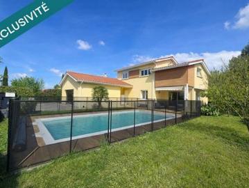 Maison familiale d’exception avec piscine – Calme absolu à Montagny 69700