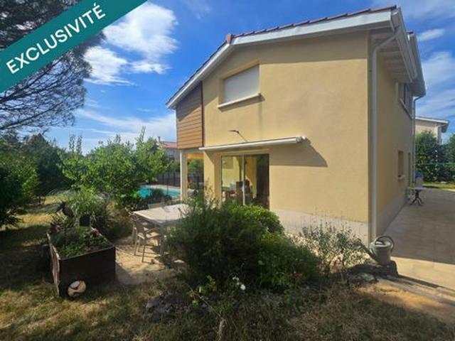 Maison familiale d’exception avec piscine – Calme absolu à Montagny 69700