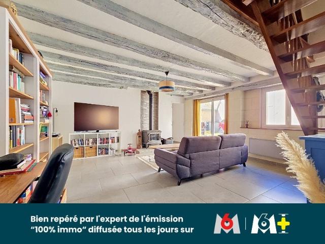 Maison familiale de caractère, 4 chambres, jardin, atelier. 135m² Rouziers de Touraine