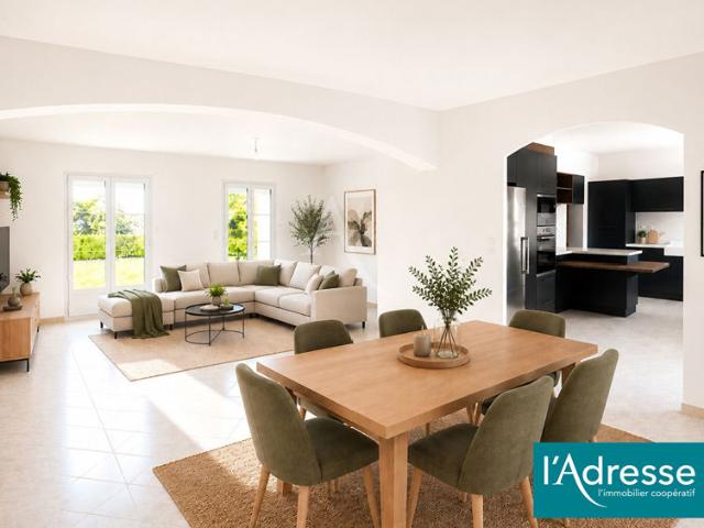 Maison familiale de 140 m² Environnement privilégié, sans vis à vis, terrain de 1 500 m²
