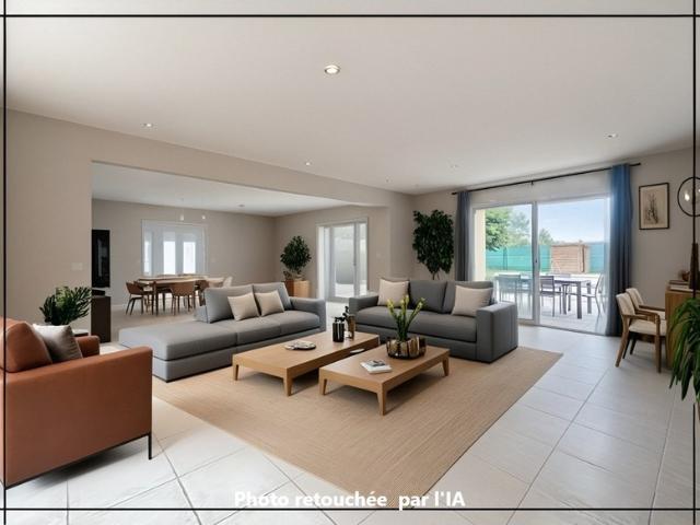 Maison familiale de 212m² avec jardin 1200m² et piscine 6 chambres