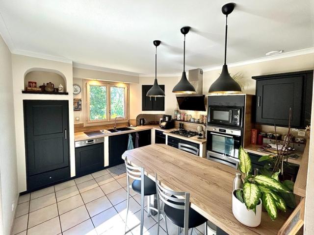 Maison familiale 5 pièces avec piscine et vue canal à Jonage