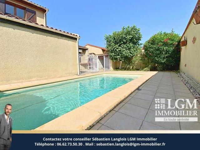 Tournefeuille, Quartier Montjoie, Maison familiale 6 pièces avec piscine chauffée