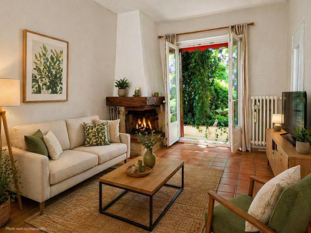 Maison famliale avec jardin arboré, chalet aménagé et dépendances