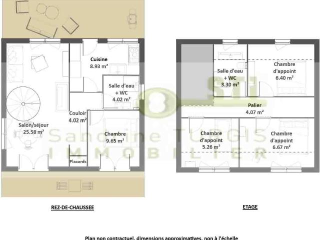 Maison habitable Plain Pied 77m² Dammarie sur Loing