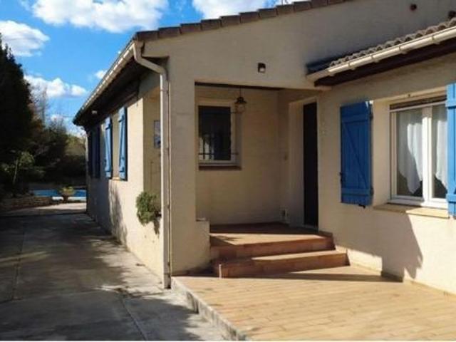 Maison individuelle de plain pied avec piscine et logement indépendant – Villeneuve la Comptal