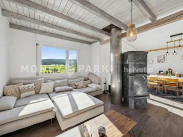 Maison individuelle de 5.5 pièces offrant une magnifique vue à Fontenais