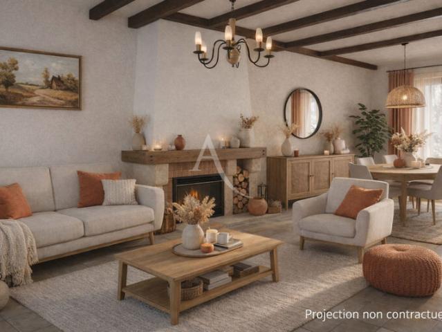 Maison individuelle plain pied 3 chambres HELFAUT
