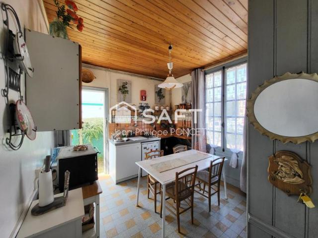 Maison individuelle proche mer avec jardin