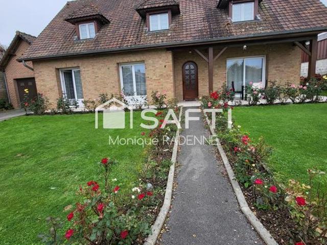 Maison individuelle semi plain pied en briques
