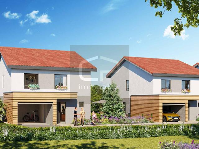 Maison individuelle T5 – 5 pièces – 4 chambres – Jardin – Secteur frontalier Genève – Archamps 74160