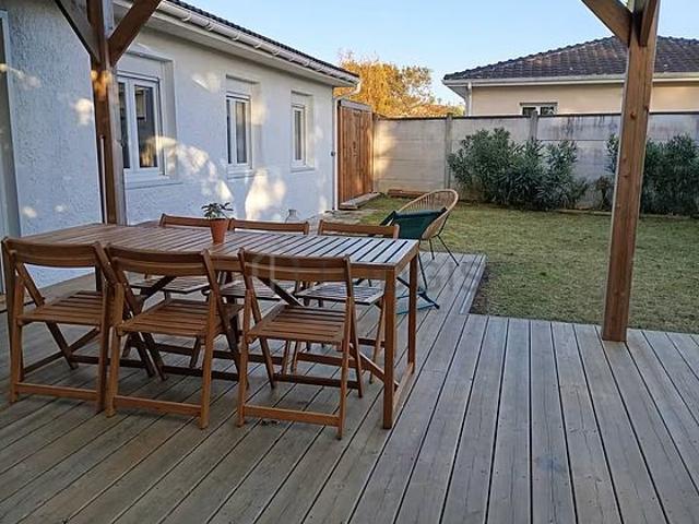 Maison individuelle 4 chambres meublée avec jardin, barbecue et place de parking en option Gujan Mestras 33470