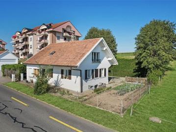 Maison individuelle 5.5 pièces avec projet de rénovation et dagrandissement approuvé Chénens