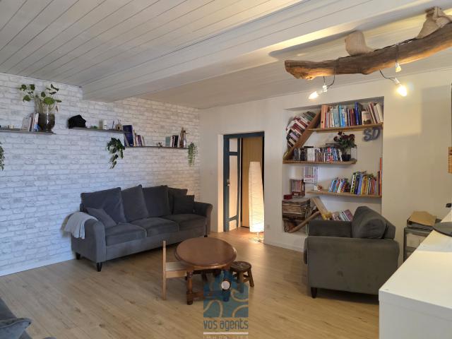 Maison individuelle 5 pièces avec cave, grange, combles aménageables et terrain
