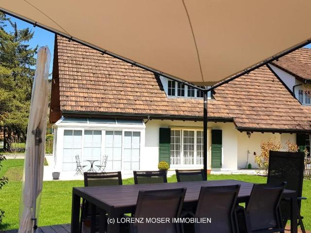 Top class semi detached house, 4.5 room residential unit, with garage, workshop, parking spaces, rural, sunny location | dreamo. Ch