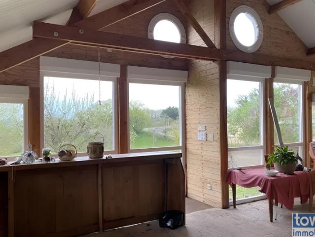Maison ossature bois type 3 de 90 m2 habitables sur un ter