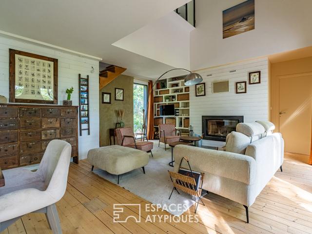 Maison ossature bois avec terrasse et jardin dans un ecrin d. 245m² Chemillé sur Indrois