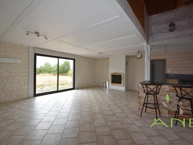 ? Maison ossature bois Luminosité, volumes et cadre natu 154m² Saint Sornin