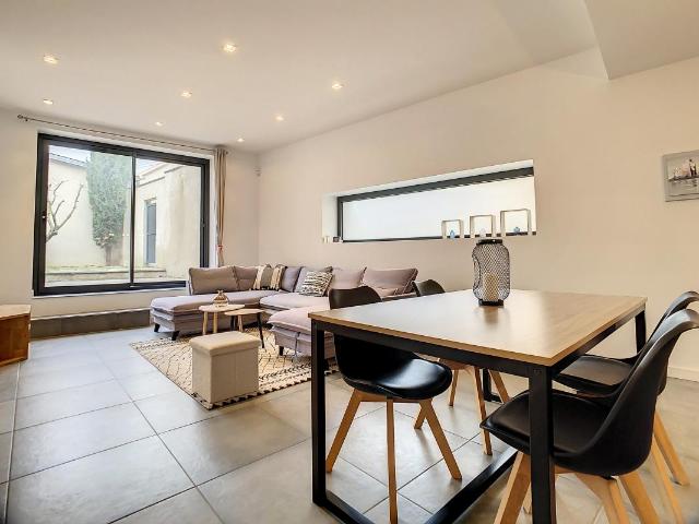 MAISON MEUBLE – 107 m2 – GARAGE – 69250 ALBIGNY SUR SAONE