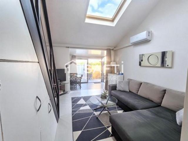 Charmant pied à terre rénové proche mer avec piscine et tennis